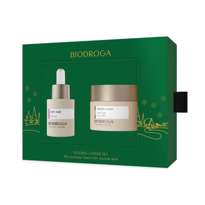 BIODROGA GOLDEN CAVIAR 24H CARE SET Golden Caviar lahjapakkaus