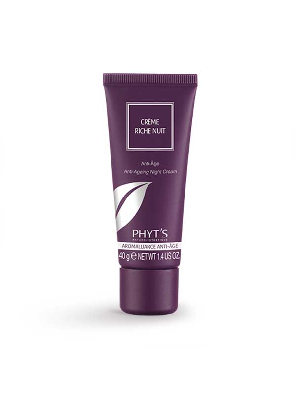 Phyt&rsquo;s Creme Anti-Age Nuit 40 g. Kiinteytt&auml;v&auml; pehmitt&auml;v&auml; y&ouml;voide
